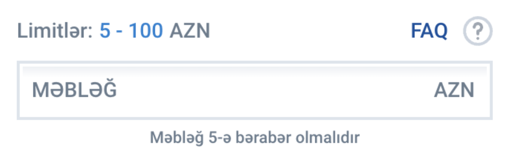 Vəsait çıxarışı bölməsi
